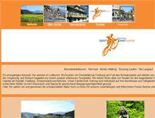 Tablet Screenshot of blackforest-mountainbiking.de